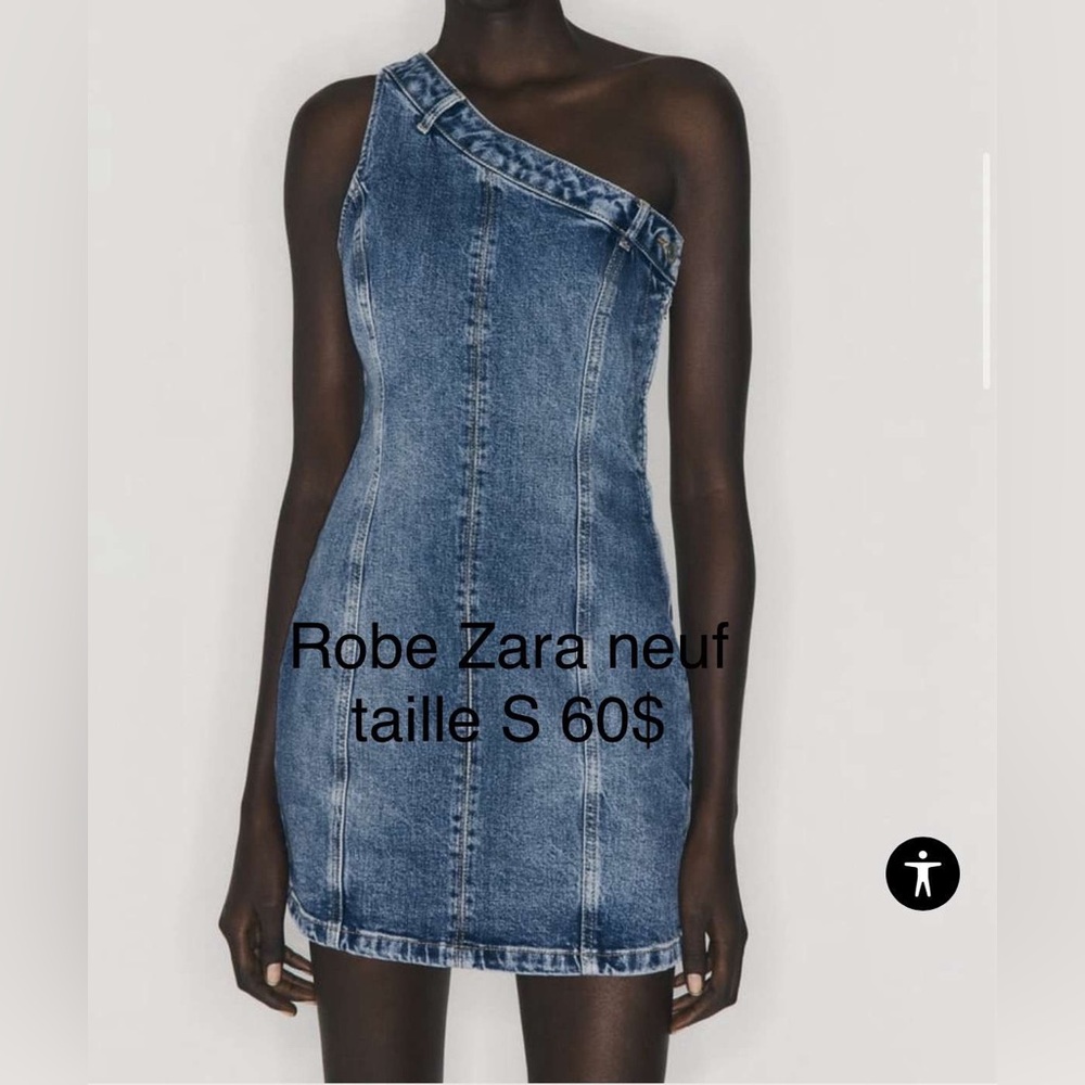 Robe en jeans de chez Zara